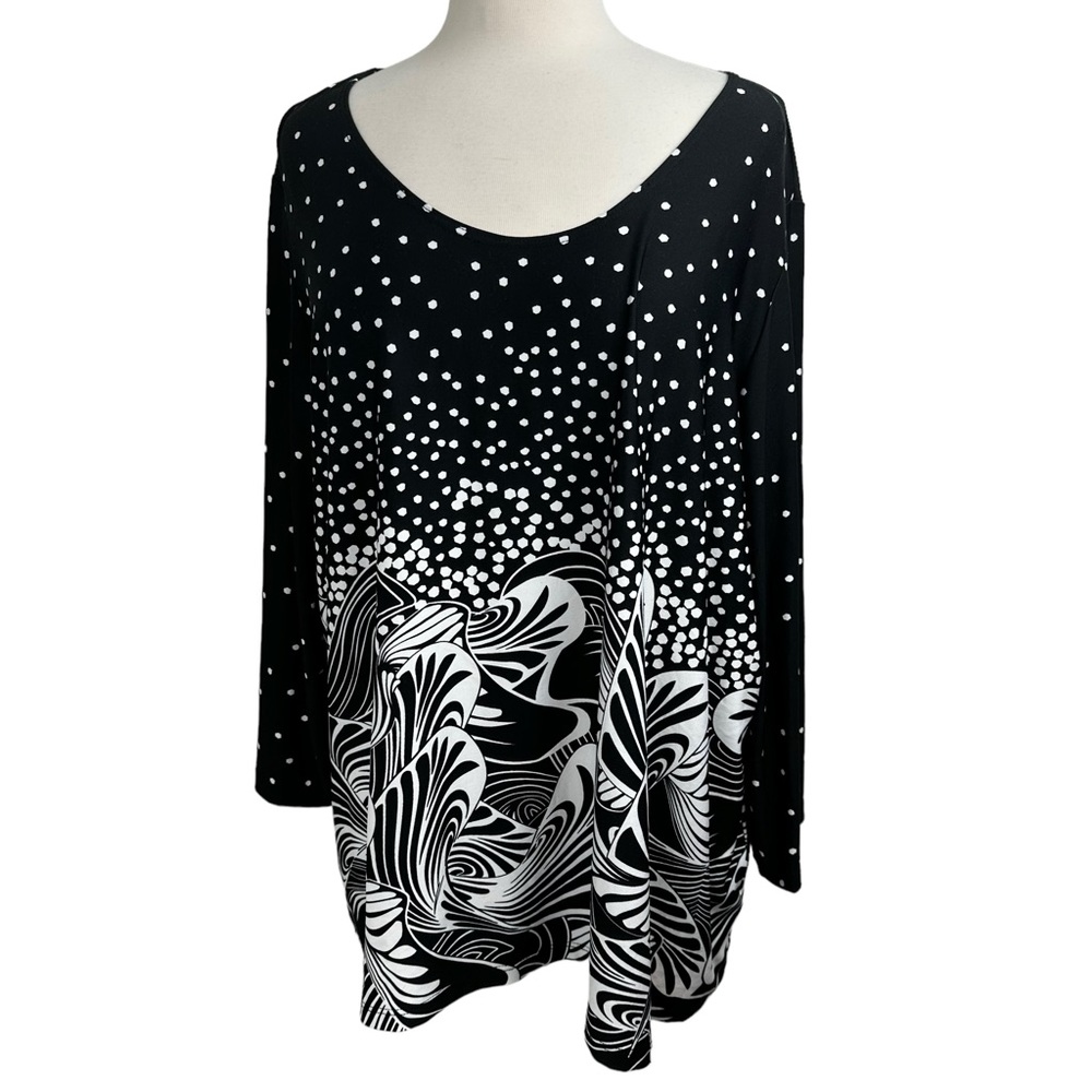 BROCHURE Women Top Shirt Blouse Plus Size 3X